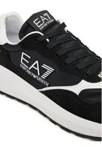 EA7 Emporio Armani Sneakersy 7X000341 AF18616 MC001 Czarny. Kolor: czarny. Materiał: zamsz, skóra #4