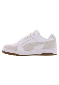 Buty do chodzenia męskie Puma Slipstream Lo Suede. Okazja: na co dzień. Kolor: biały. Materiał: skóra. Szerokość cholewki: normalna. Model: Puma Suede. Sport: turystyka piesza