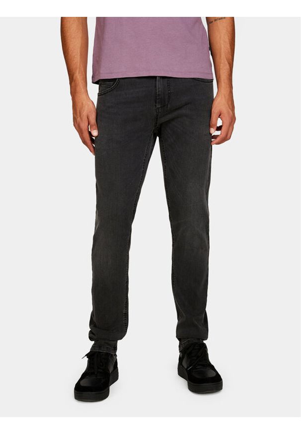 Sisley Jeansy 4Y7V576L9 Szary Skinny Fit. Kolor: szary