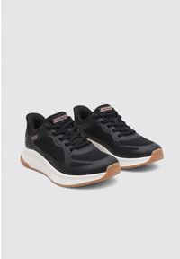 skechers - Kapcie SKECHERS BOBS SQUAD 4 STAPLE LOOK Czarny. Kolor: czarny. Materiał: syntetyk, tkanina. Styl: sportowy