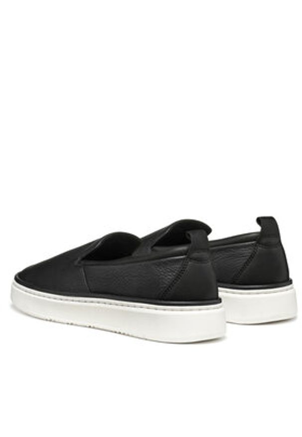 Geox Tenisówki U Zackerty U55HPA 00046 C9999 Czarny. Kolor: czarny. Materiał: skóra