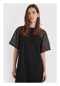 InWear Sukienka letnia Jasmin 30107302 Czarny Loose Fit. Kolor: czarny. Materiał: bawełna. Sezon: lato #5