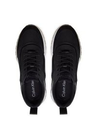 Calvin Klein Sneakersy Runner Lace Up Mesh Mix HW0HW01905 Czarny. Kolor: czarny. Materiał: mesh #3