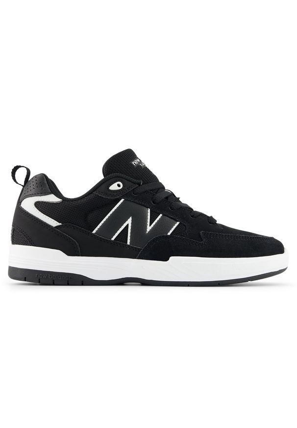 Buty unisex New Balance Numeric NM808LBW – czarne. Kolor: czarny. Materiał: guma, syntetyk, zamsz, materiał, skóra. Szerokość cholewki: normalna. Sport: skateboard