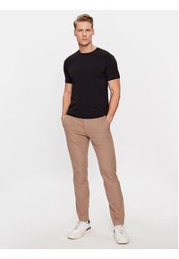 Trussardi Jeans - Trussardi T-Shirt 52T00767 Czarny Regular Fit. Kolor: czarny. Materiał: bawełna