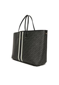 TOMMY HILFIGER - Tommy Hilfiger Torebka Th Monoplay Le Maxi Tote AW0AW17697 Czarny. Kolor: czarny. Materiał: skórzane