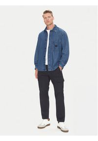 BOSS Koszula jeansowa Laredo 50544660 Granatowy Regular Fit. Kolor: niebieski. Materiał: bawełna #3