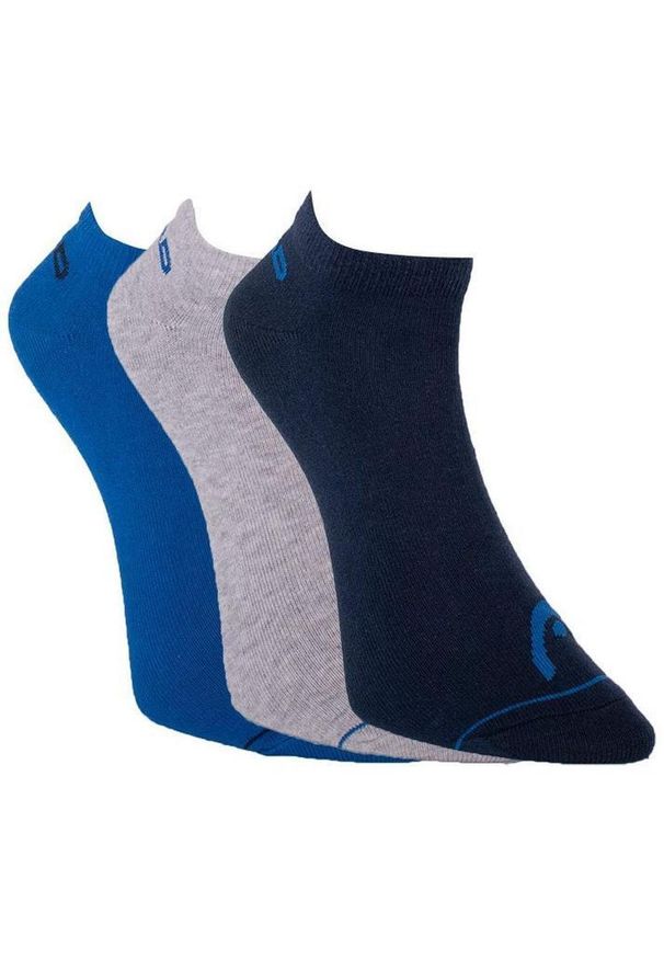 ZEAGLE - Oddychające Skarpetki na Głowę 3-Pak 35-38 - Komfort Bawełniany. Kolor: szary, fioletowy, niebieski, wielokolorowy. Materiał: bawełna. Sport: kolarstwo