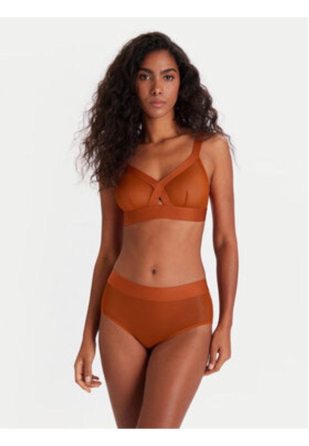 DKNY Bokserki DK8195 Brązowy. Kolor: brązowy. Materiał: syntetyk