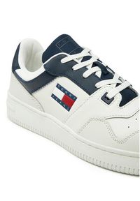 Tommy Jeans Sneakersy Tjm Retro Basket Ess EM0EM01395 Biały. Kolor: biały. Materiał: skóra #4