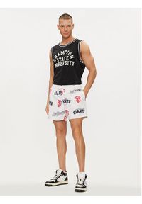 Champion Szorty plażowe 219885 Écru Short Fit. Okazja: na plażę. Materiał: syntetyk