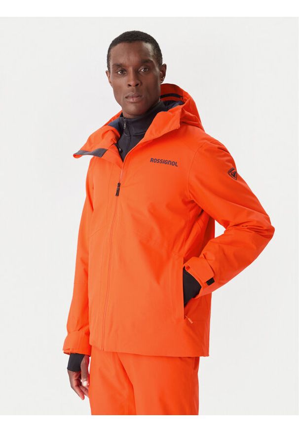 Rossignol Kurtka narciarska Rochrun RLOMJ23 Pomarańczowy Regular Fit. Kolor: pomarańczowy. Materiał: syntetyk. Sport: narciarstwo