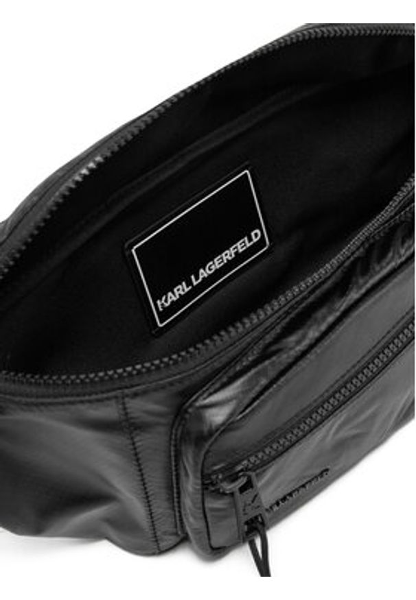 Karl Lagerfeld - KARL LAGERFELD Saszetka nerka A1M30086 Czarny. Kolor: czarny. Materiał: materiał