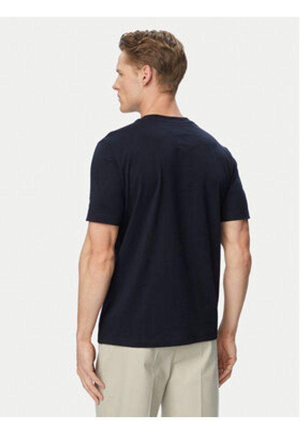 TOMMY HILFIGER - Tommy Hilfiger T-Shirt MW0MW43224 Granatowy Regular Fit. Kolor: niebieski. Materiał: bawełna