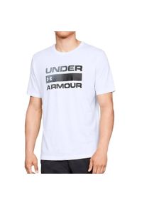Podkoszulek Under Armour Issue Wordmark, Mężczyźni. Kolor: biały. Materiał: bawełna, materiał #2