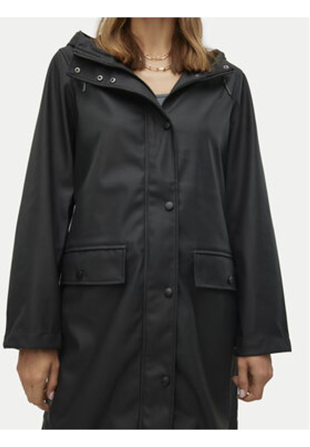 Vero Moda Kurtka przeciwdeszczowa Malou 10320607 Czarny Regular Fit. Kolor: czarny. Materiał: syntetyk