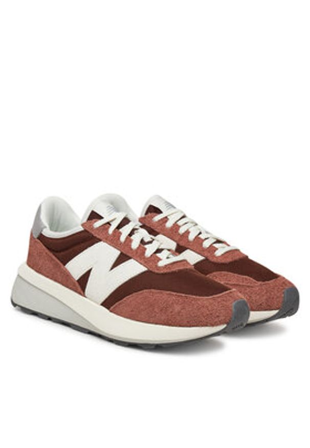 New Balance Sneakersy U370AI Brązowy. Kolor: brązowy. Materiał: zamsz, skóra
