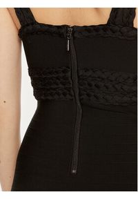 Guess Sukienka koktajlowa W4YK51 Z2XY0 Czarny Bodycon Fit. Kolor: czarny. Materiał: wiskoza. Typ sukienki: bodycon. Styl: wizytowy #3