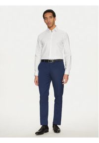 Calvin Klein Koszula K10K114307 Biały Slim Fit. Kolor: biały. Materiał: bawełna #3