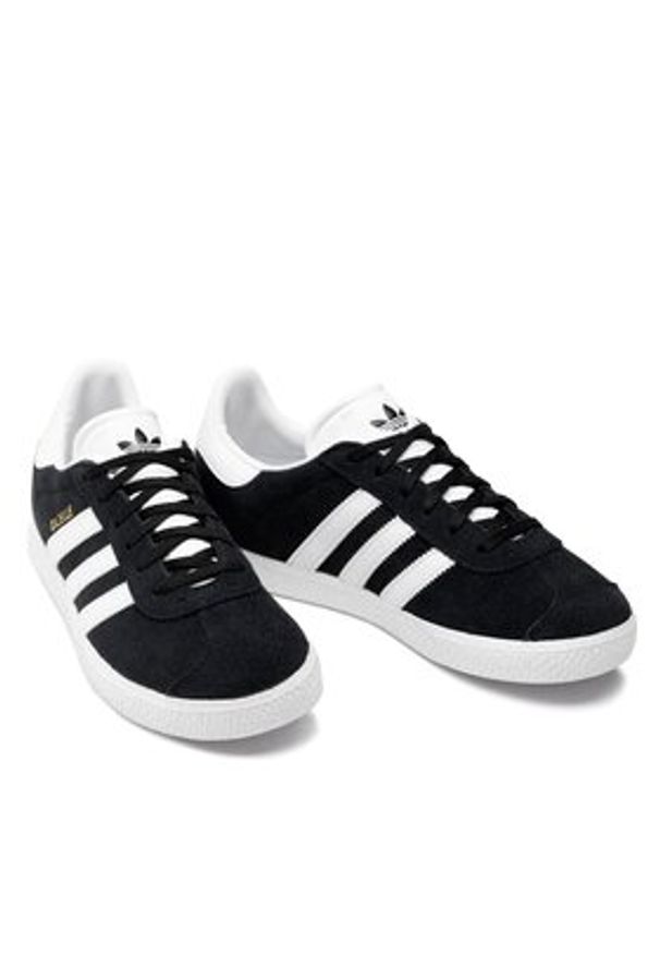 Adidas - adidas Sneakersy Gazelle J BB2502 Czarny. Kolor: czarny. Materiał: zamsz, skóra. Model: Adidas Gazelle