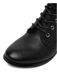 DeeZee Trzewiki 2900818-1-BLACK PU Czarny. Kolor: czarny. Materiał: materiał #5