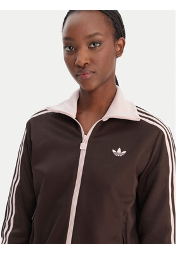 Adidas - adidas Bluza adicolor Classic KD3742 Brązowy Regular Fit. Kolor: brązowy. Materiał: bawełna, syntetyk