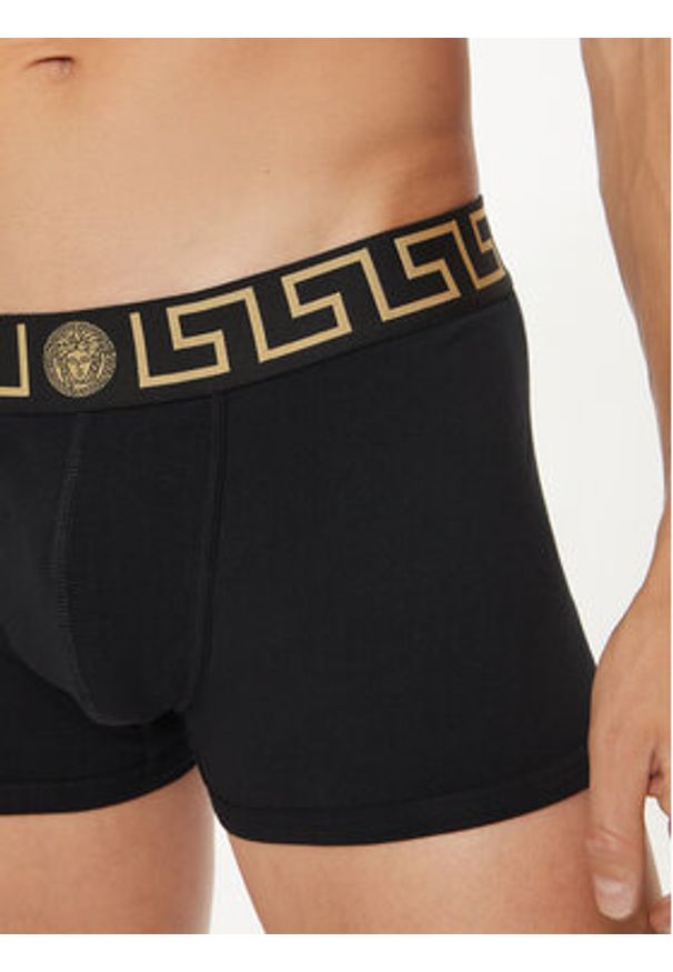 VERSACE - Versace Komplet 2 par bokserek AU10181 1A10011 Czarny. Kolor: czarny. Materiał: bawełna
