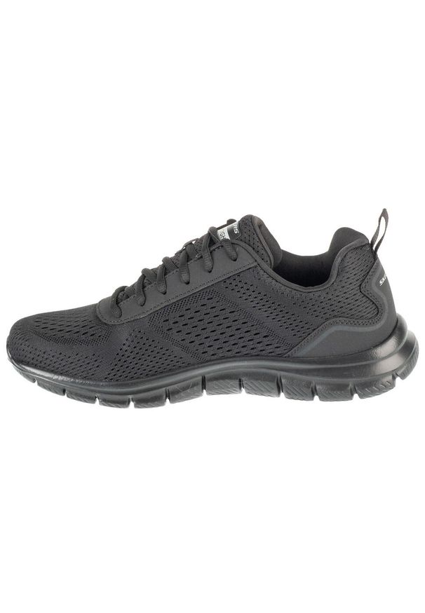 skechers - Buty sportowe Sneakersy męskie, Track - Leshur. Kolor: wielokolorowy, niebieski, czarny. Sport: turystyka piesza
