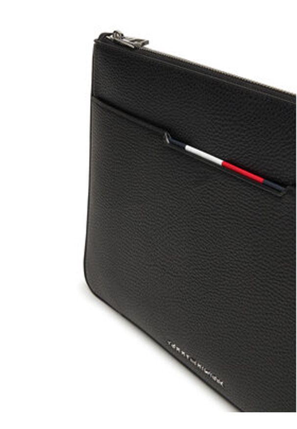 TOMMY HILFIGER - Tommy Hilfiger Saszetka Central Pouch AM0AM13523 Czarny. Kolor: czarny. Materiał: skóra