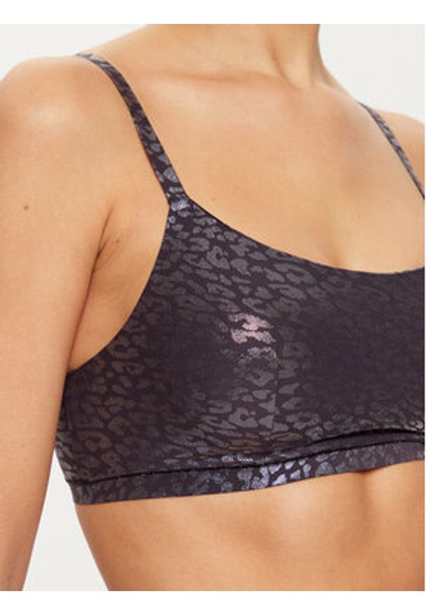 Chantelle Biustonosz top Soft Stretch C11DQ2 Granatowy. Kolor: niebieski. Materiał: syntetyk
