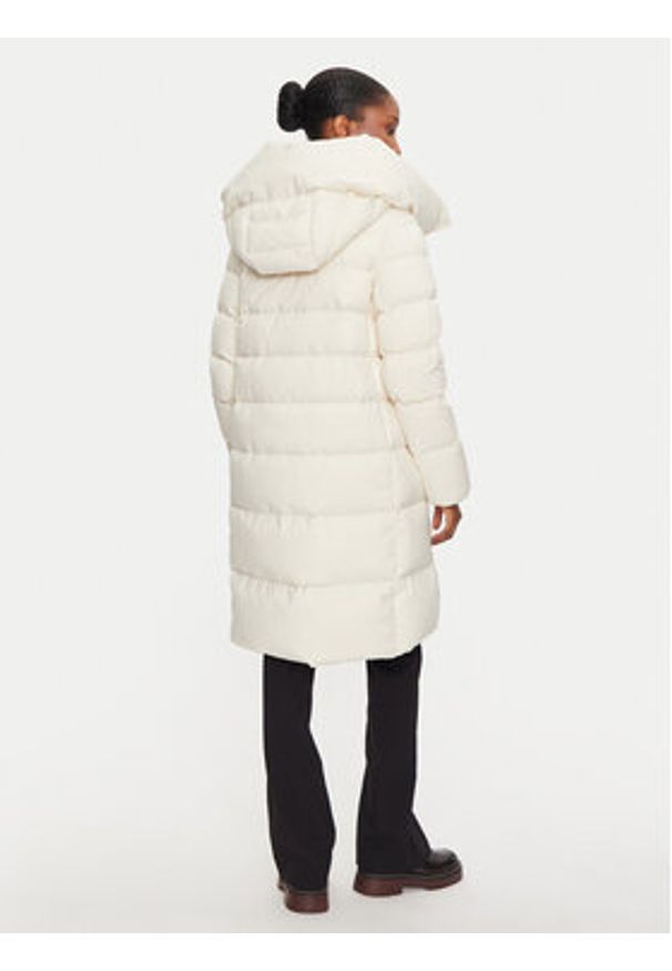 Hetrego - Hetregó Płaszcz zimowy Lena 8N697 Écru Regular Fit. Materiał: syntetyk. Sezon: zima