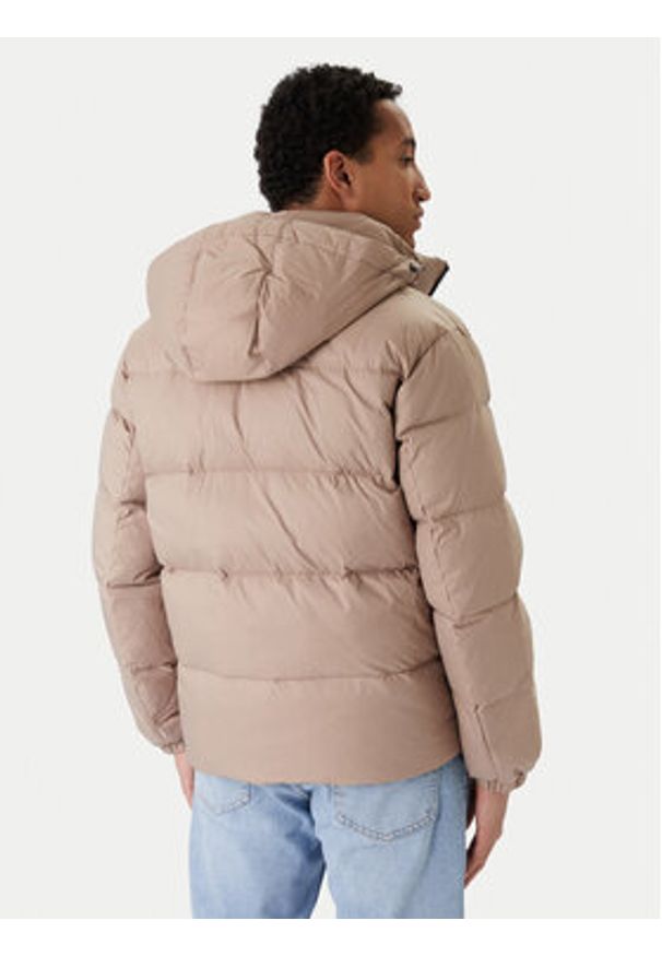 Tommy Jeans Kurtka puchowa Essential DM0DM19786 Beżowy Regular Fit. Kolor: beżowy. Materiał: syntetyk