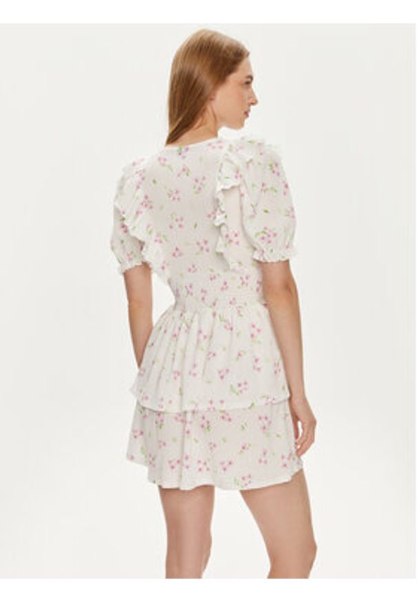 Gina Tricot Sukienka letnia 22230 Écru Regular Fit. Materiał: syntetyk. Sezon: lato