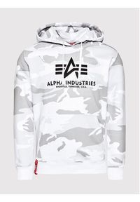 Alpha Industries Bluza Basic 178312C Szary Regular Fit. Kolor: szary. Materiał: bawełna