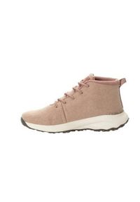 Buty do chodzenia damskie Jack Wolfskin Campfire Mid Wool. Zapięcie: sznurówki. Kolor: beżowy. Materiał: guma, bawełna, tkanina. Szerokość cholewki: normalna. Sport: turystyka piesza