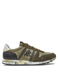 Premiata Sneakersy Eric 7097 Khaki. Kolor: brązowy. Materiał: materiał #1