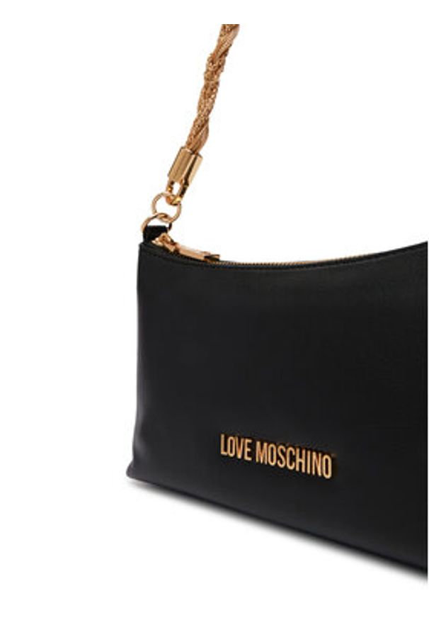Love Moschino - LOVE MOSCHINO Torebka JC4143PP1OLX0000 Czarny. Kolor: czarny. Materiał: skórzane