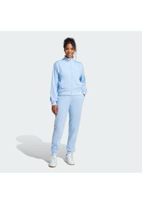 Adidas - Dres Essentials Feel Cozy. Kolor: niebieski. Materiał: dresówka