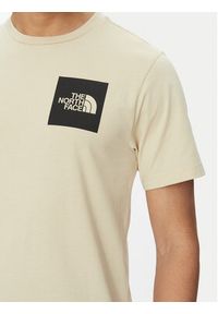 The North Face T-Shirt Fine NF0A8A6M Beżowy Regular Fit. Kolor: beżowy. Materiał: bawełna #4