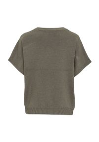 Freequent - Sweter z cienkiej dzianiny Ani. Kolor: brązowy. Materiał: dzianina. Styl: elegancki