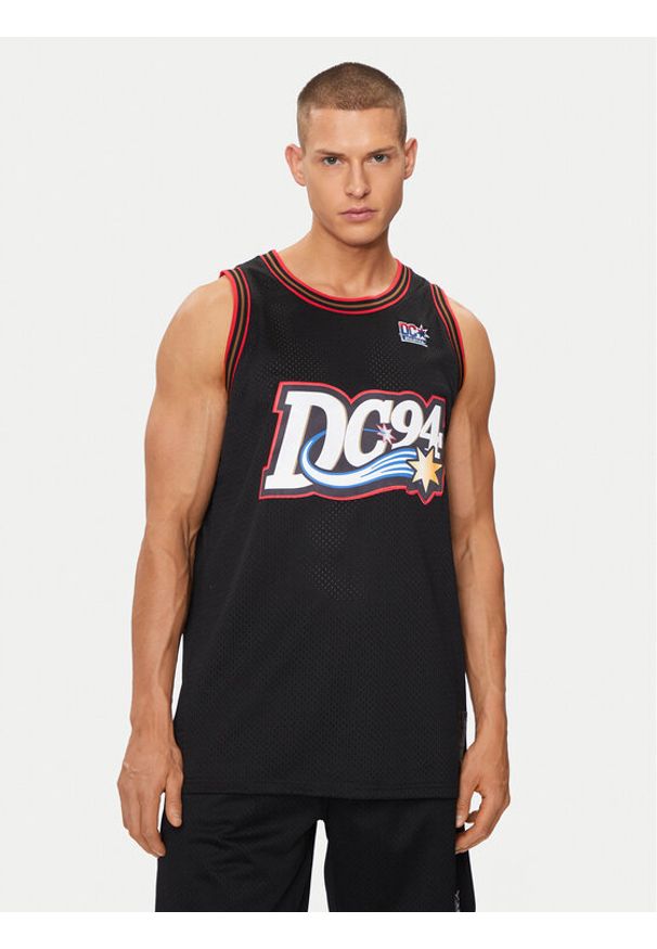 DC Shoes Tank top Starz 94 Jersey ADYKT03228 Czarny Regular Fit. Kolor: czarny. Materiał: syntetyk