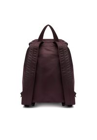 Calvin Klein Plecak Pocket Nylon Flap Backpack LV04F3133G Bordowy. Kolor: czerwony. Materiał: materiał #4