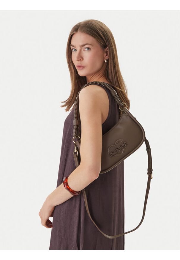 Love Moschino - LOVE MOSCHINO Torebka JC4098PP1OLL0203 Brązowy. Kolor: brązowy. Materiał: skórzane