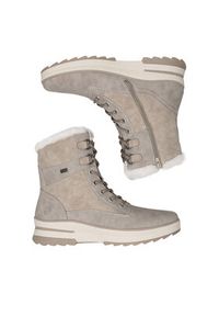 Remonte Trzewiki D2B73-40 Beżowy. Kolor: beżowy. Materiał: skóra #3