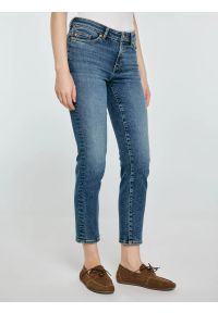 Big-Star - Jeansy damskie z krótką nogawką niebieskie Adela Cropped 296. Okazja: na co dzień. Kolor: niebieski. Długość: krótkie. Styl: casual, klasyczny #4
