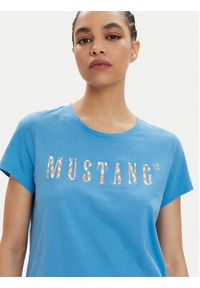 Mustang T-Shirt Albany 1014984 Niebieski Relaxed Fit. Kolor: niebieski. Materiał: bawełna