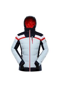 ALPINE PRO - Kurtka damska narciarska puchowa Alpine Pro Ferera. Kolor: niebieski. Materiał: puch. Sezon: zima. Sport: narciarstwo