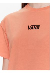 Vans T-Shirt Flying VN0A7YUT Pomarańczowy Oversize. Kolor: pomarańczowy. Materiał: bawełna