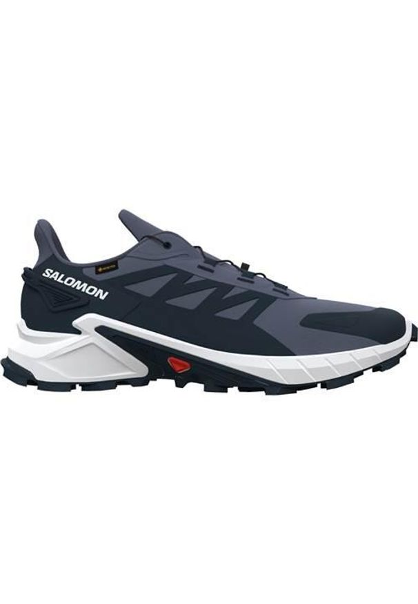 salomon - Buty do biegania męskie Salomon Supercross 4 Gtx. Kolor: szary. Materiał: materiał. Szerokość cholewki: normalna