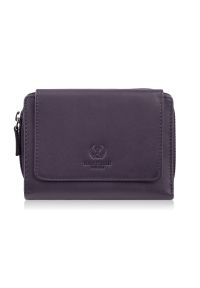 PAOLO PERUZZI - Portfel damski skórzany fioletowy duży w orientacji poziomej z RFID Paolo Peruzzi SL-07-VI. Kolor: fioletowy. Materiał: skóra #1